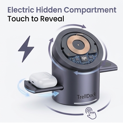 TrellDock™ 3-in-1 Magnetic Hub